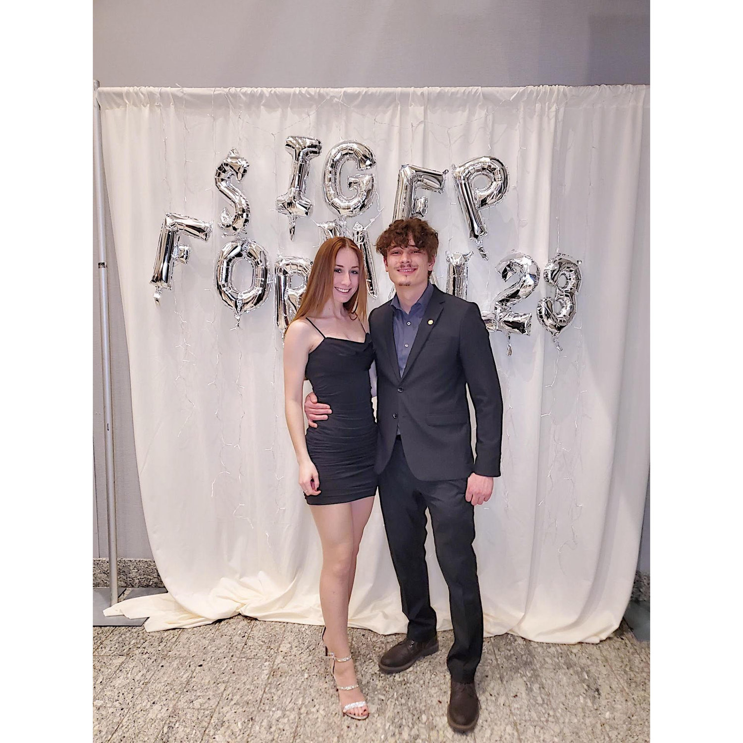 SigEp Formal Spring 2023. President and First Lady power couple of the night!