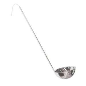 Valueline LL06P 6 oz. Stainless Ladle w/ 12-1/2" Handle & Hook