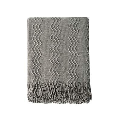 Bourina Throw, 50"x60", Dark Grey