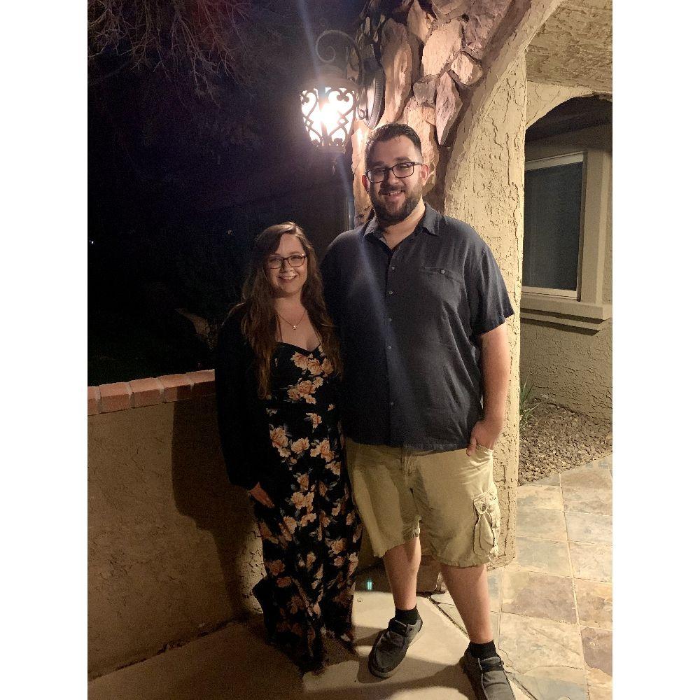 3rd year anniversary in Gilbert, AZ on a family vacation.