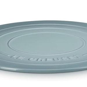 Le Creuset Stoneware Round Pizza Stone, 15 in., Sea Salt