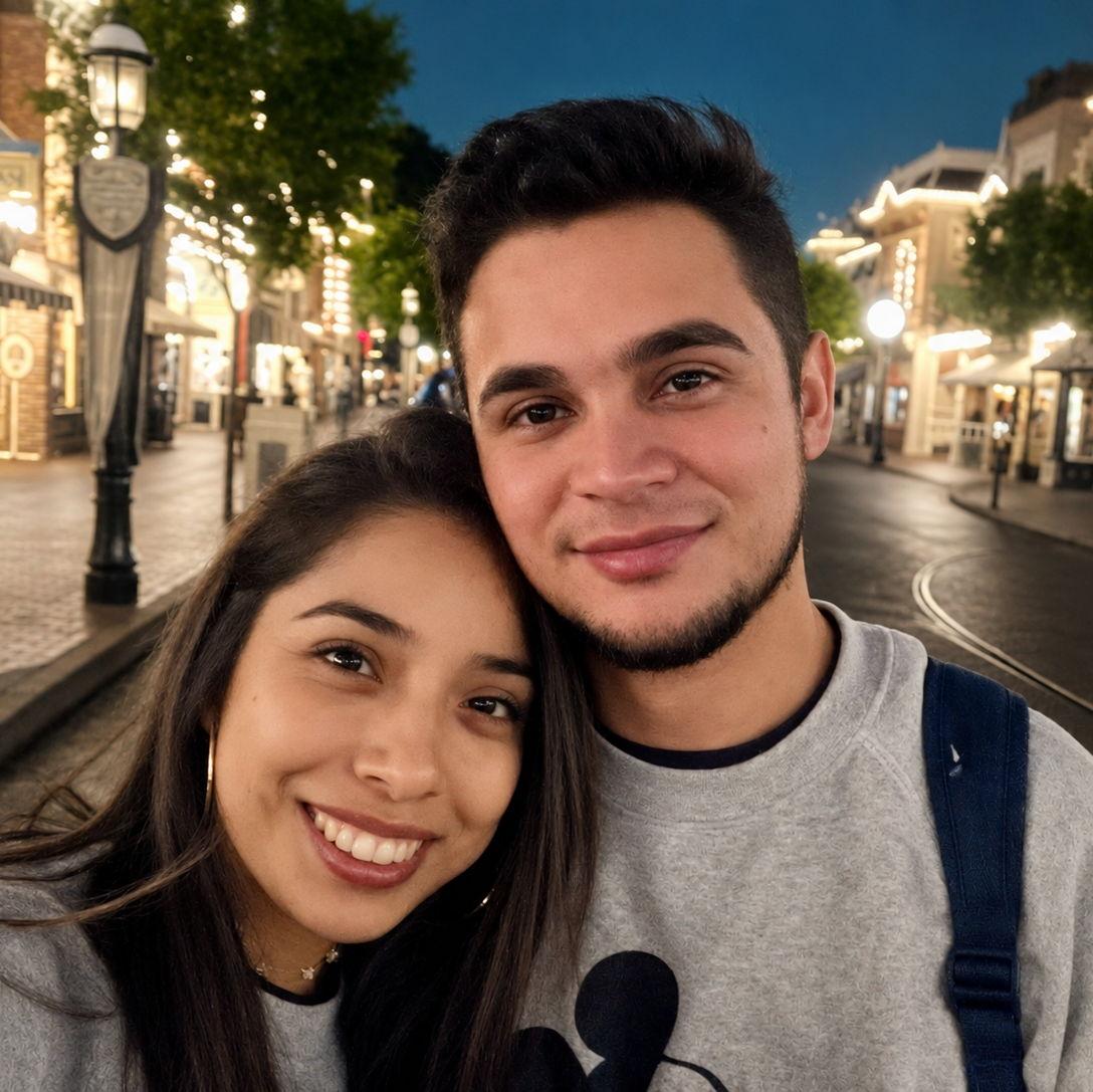 Our first trip to Disney as boyfriend and girlfriend!