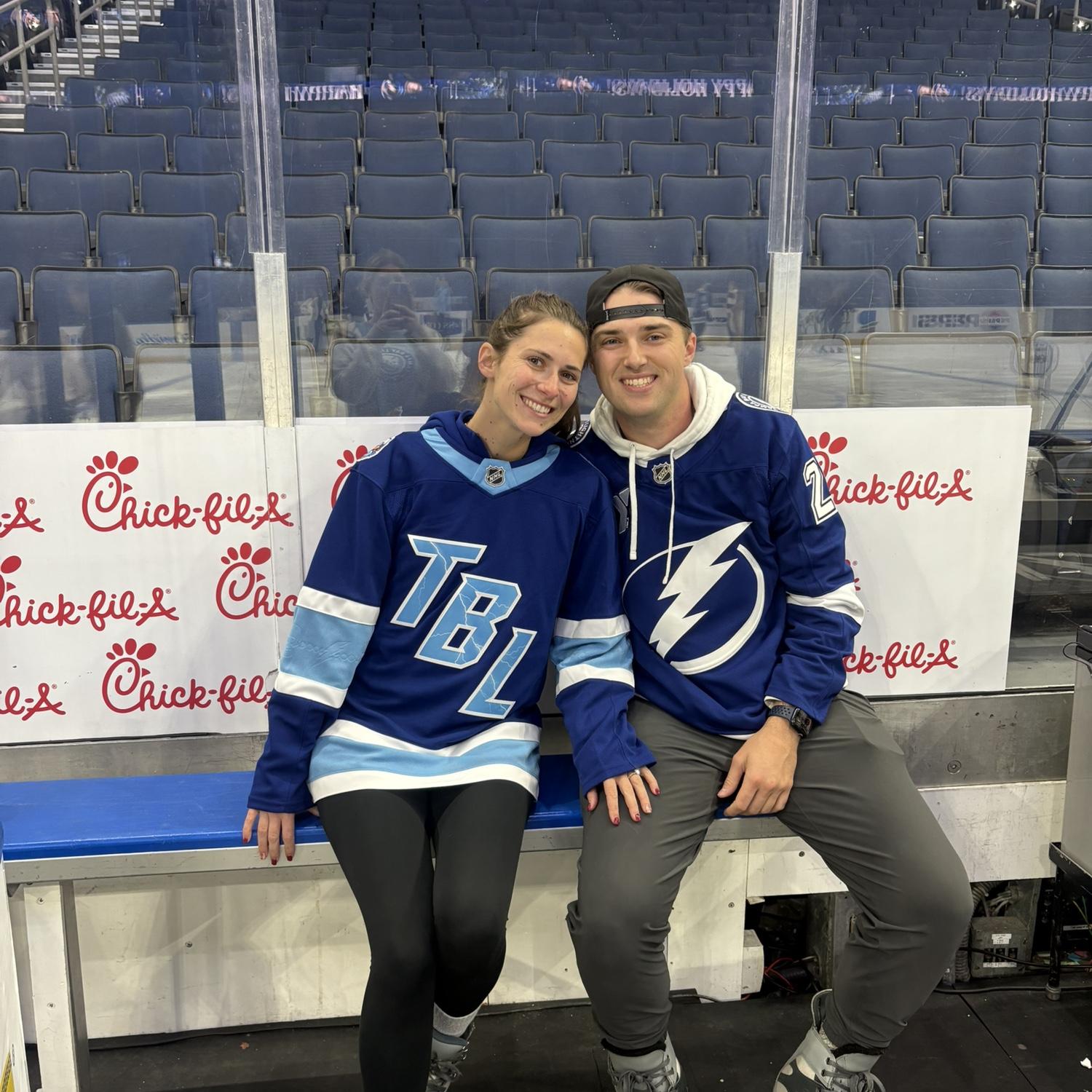 Mission turn-Curtis-into-a-lightning-fan is a go! 

Jk, he would never turn his back on the Sabres #loyalking