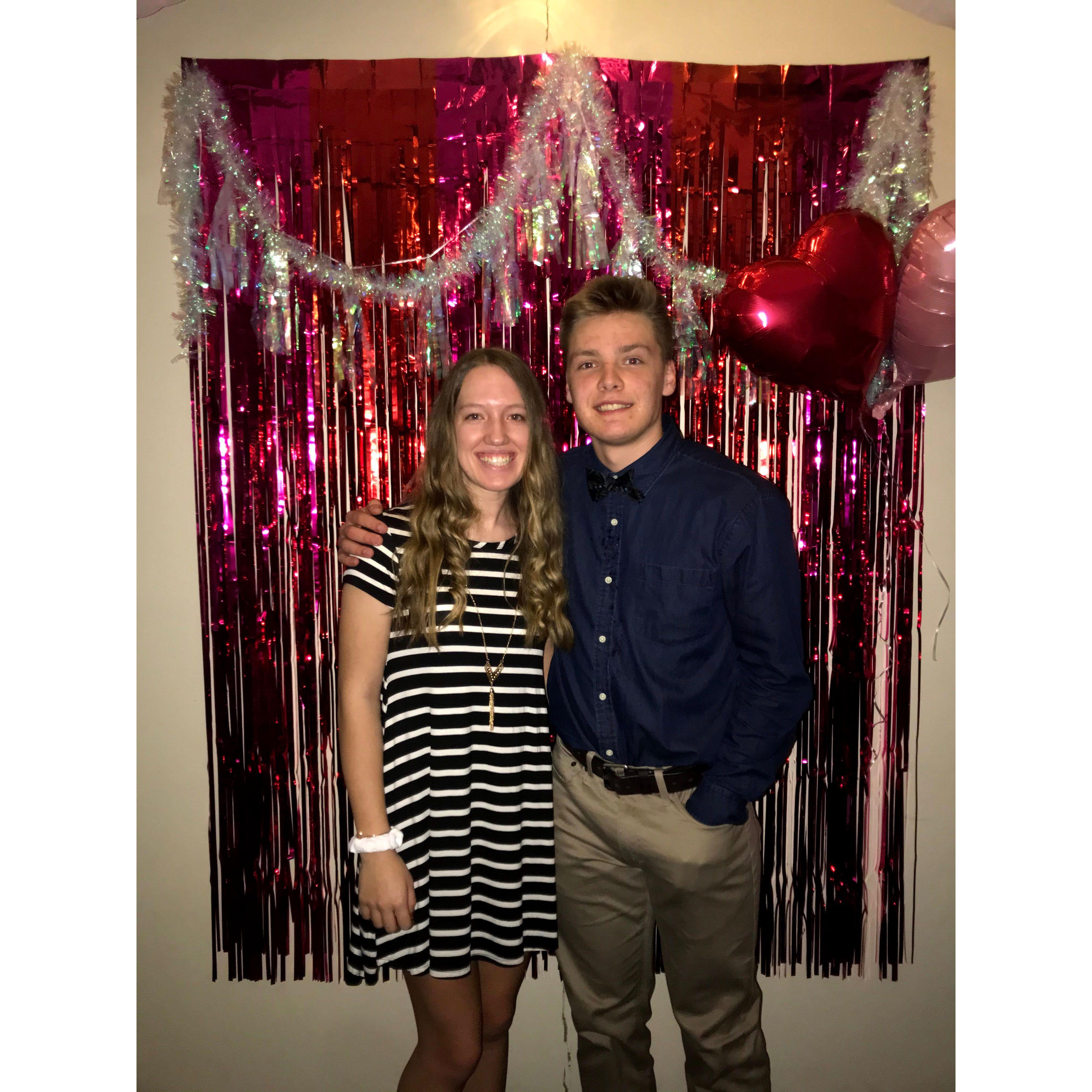 The first photo of us we ever took