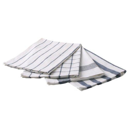 IKEA Elly Kitchen Towels, Hanging Loops (8 Pack) Cotton 20 x 26 (Blue)