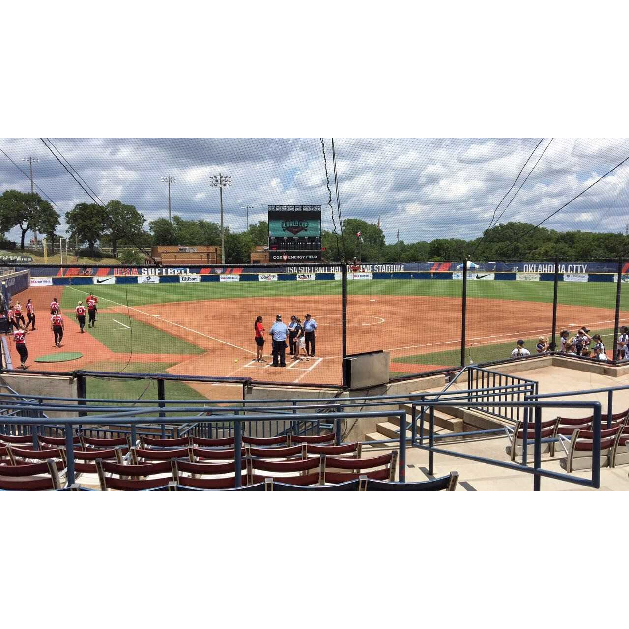 Jerry umpiring the World Cup of Softball
Oklahoma City, OK
July 5, 2017