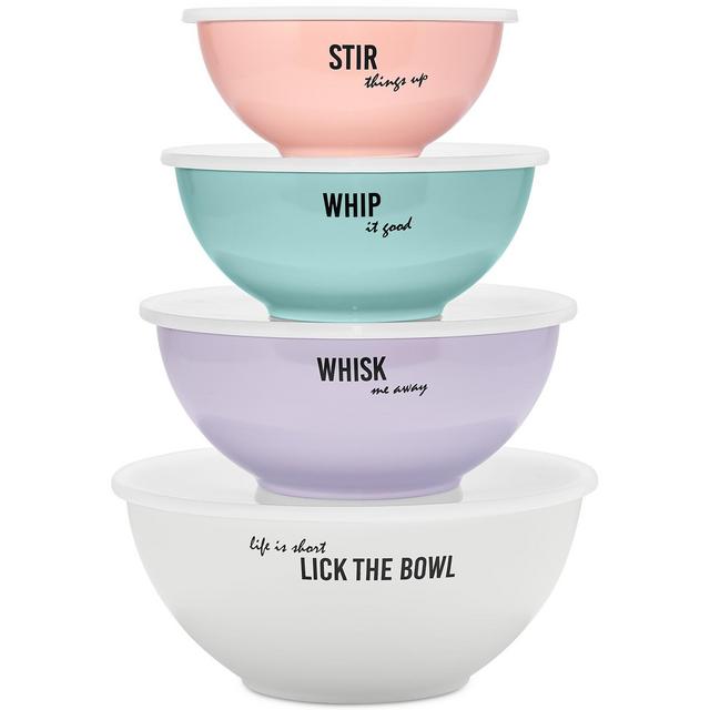 The Cellar Melamine Mixing Bowls with Lids, Set of 4, Created for Macy's