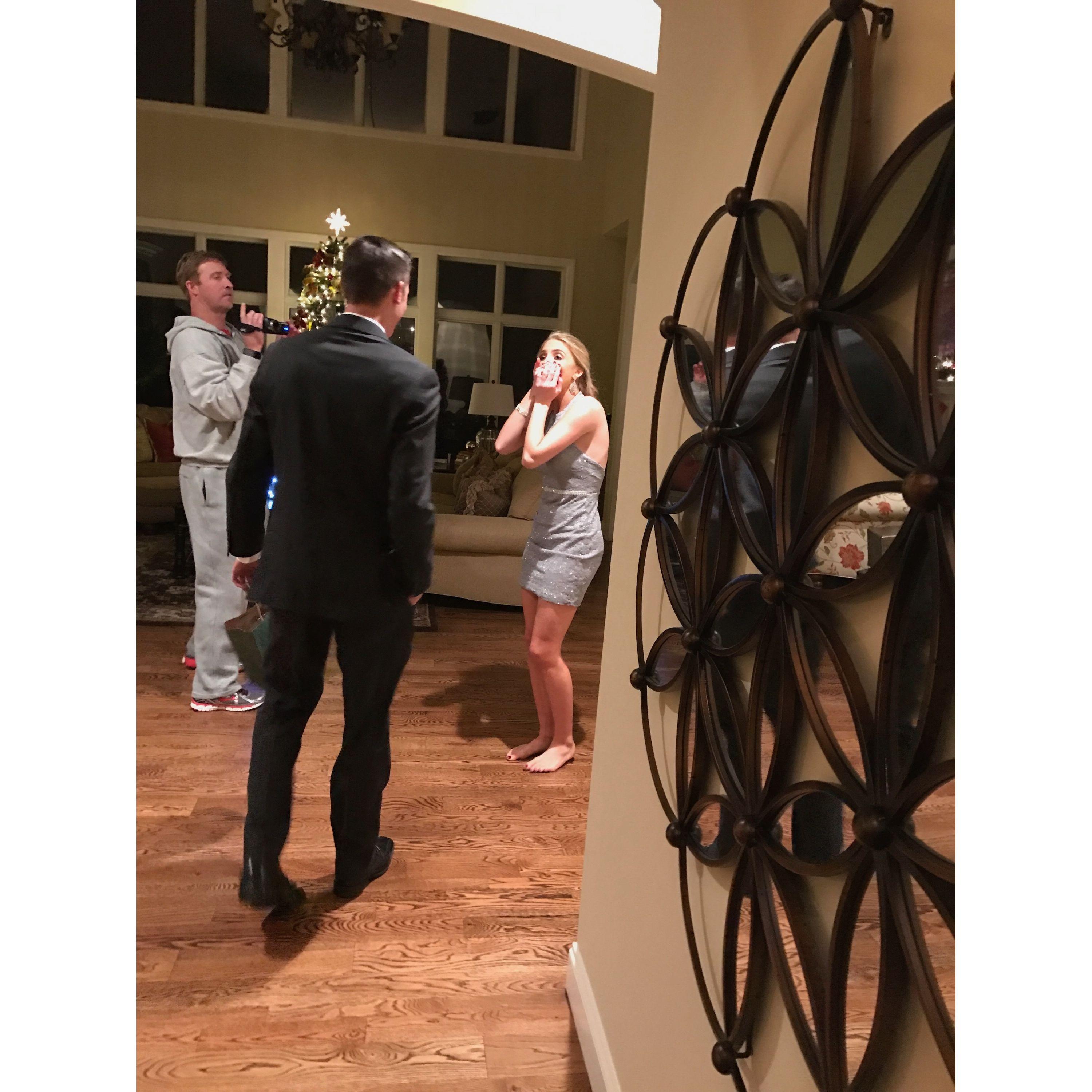 12/9/2016: Was surprised for my junior year Christmas Banquet! Benjer pulled of the surprise!