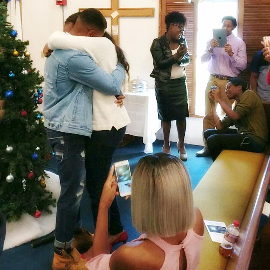 She said YES!
