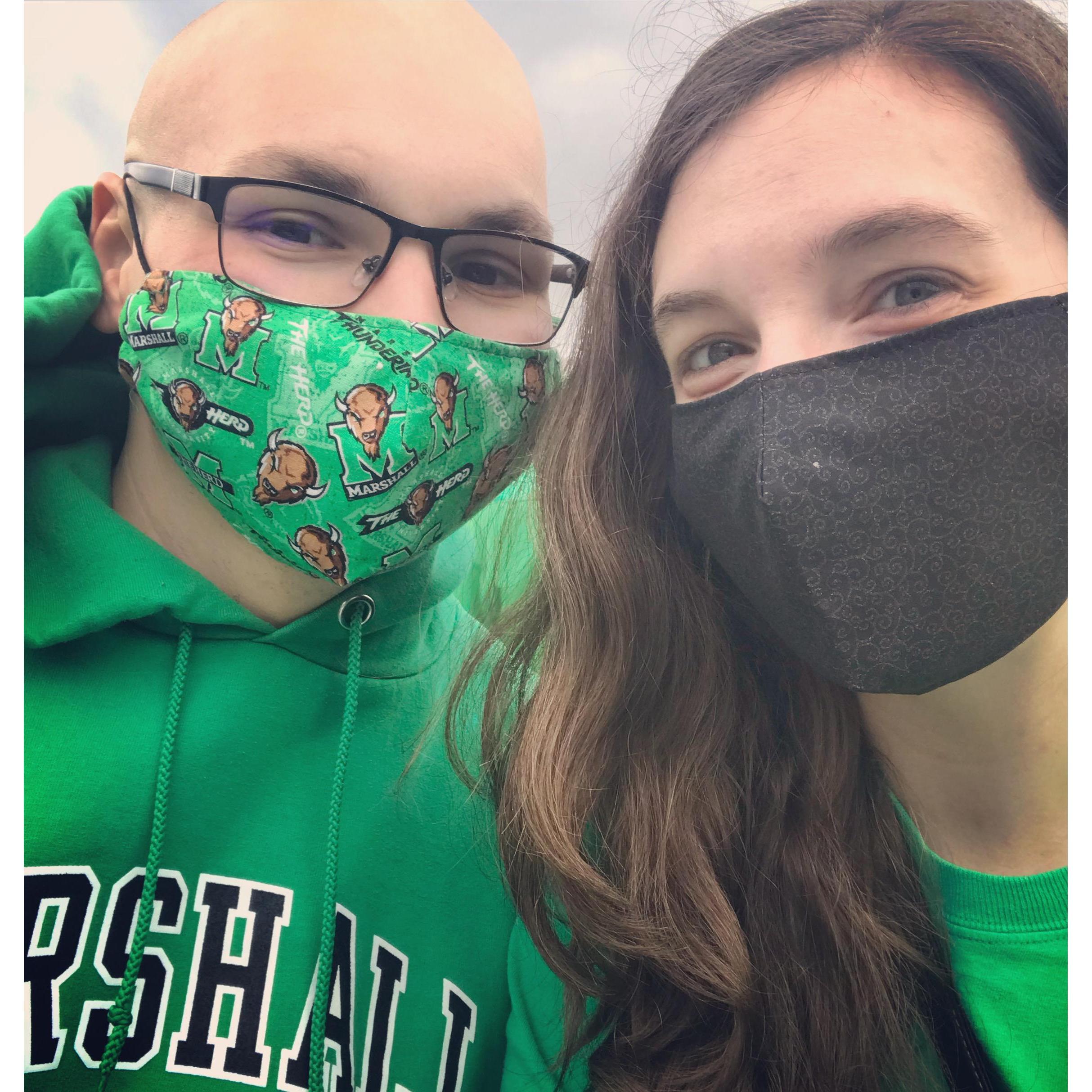 Our First Marshall Football Game Together
Spring Game 2021