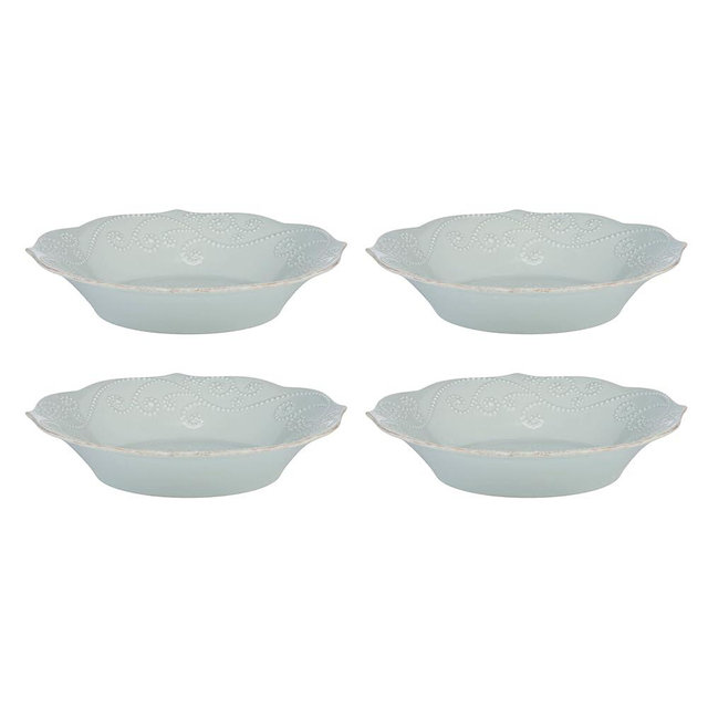 Lenox Blue French Perle Ice Pasta Bowls, Set Of 4, 4 Count