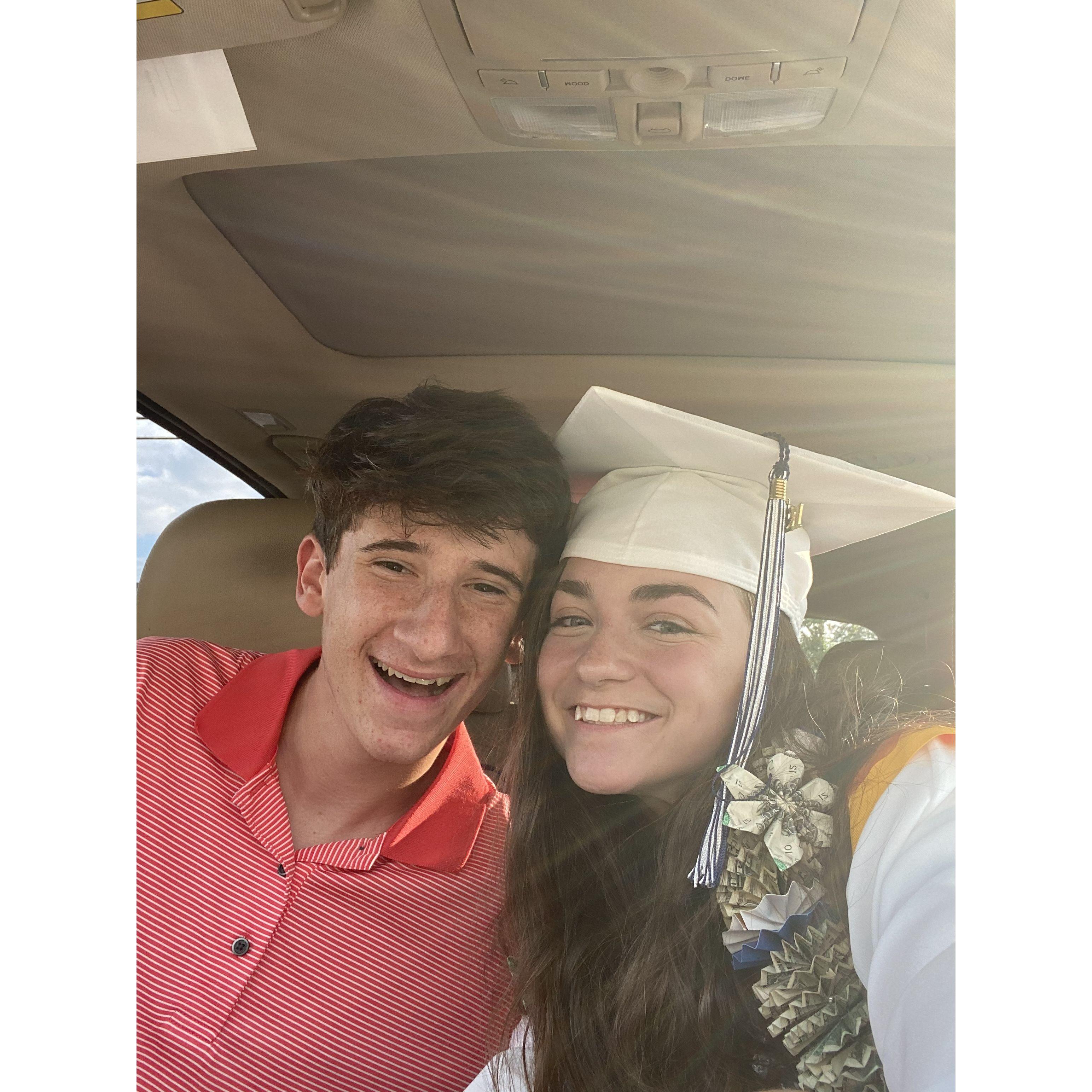 Brittany graduates highschool!