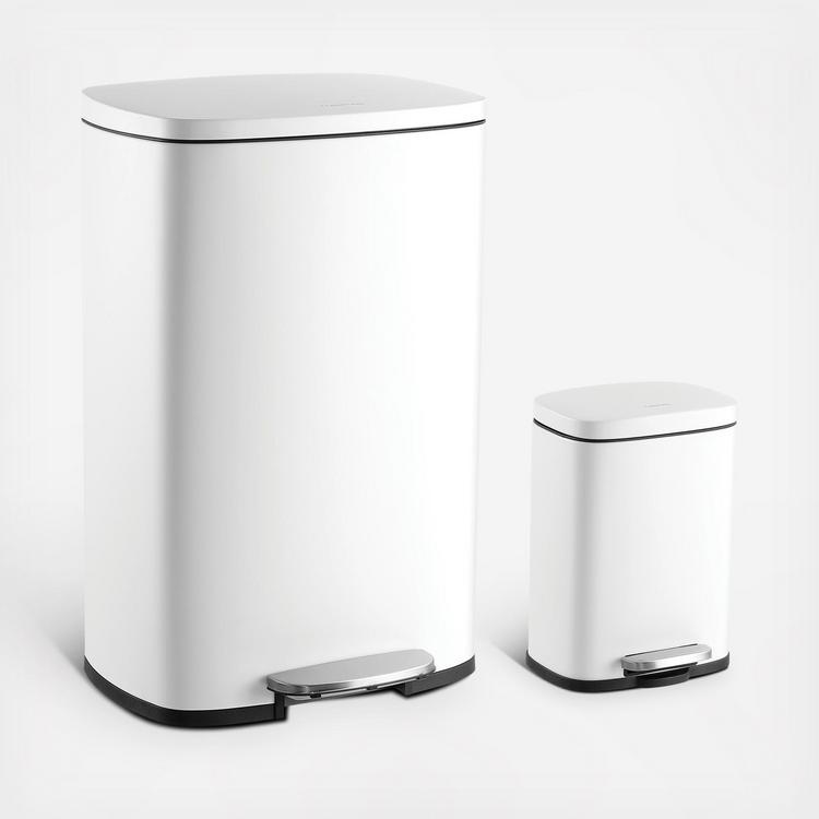 2-Piece Connor Can With Soft-Close Lid Set