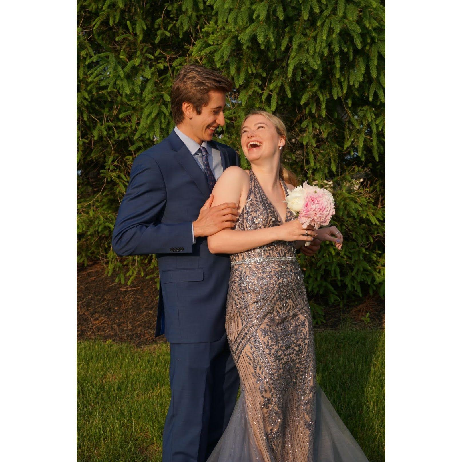our covid prom, just the two of us <3