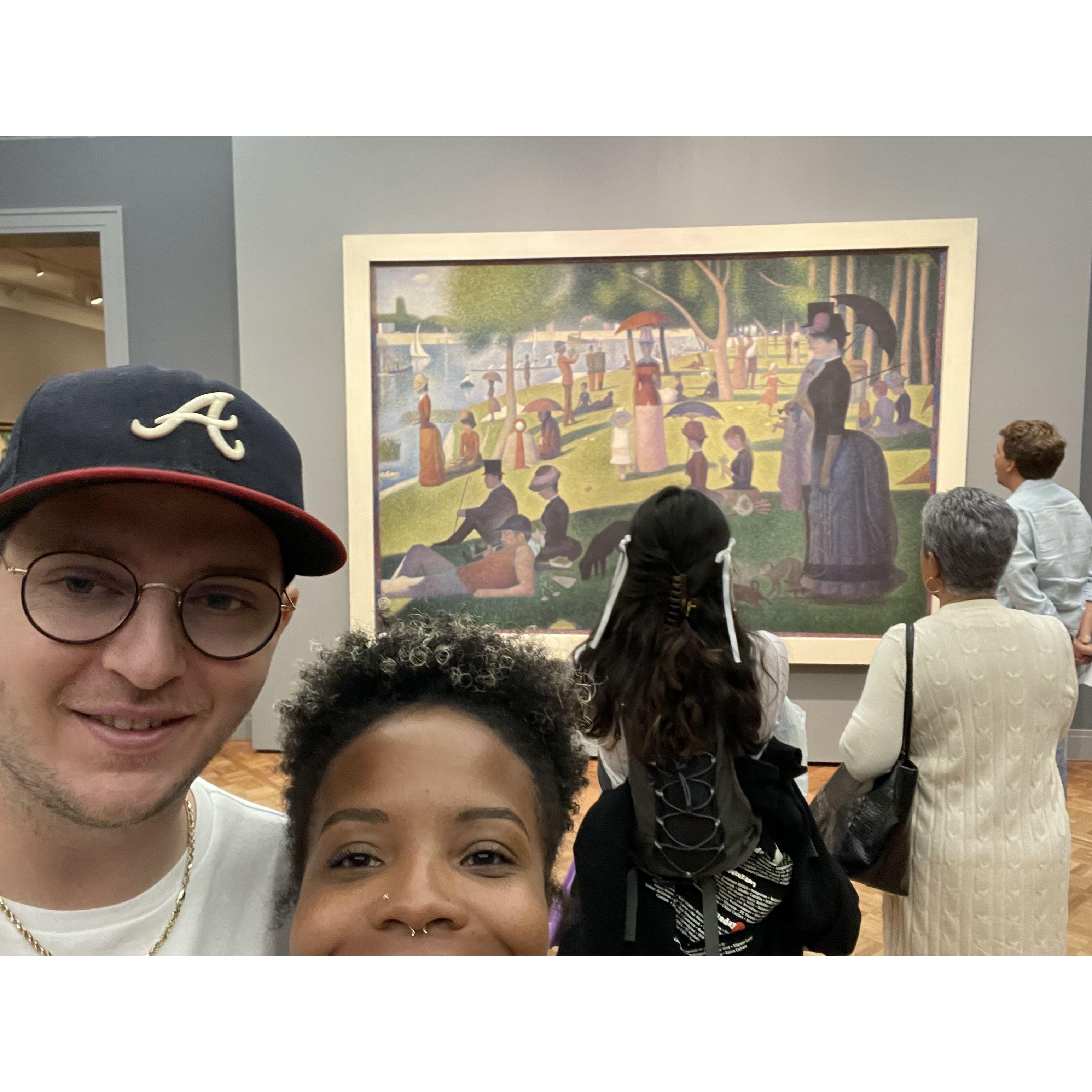 Seeing some art.