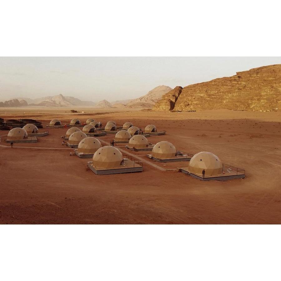 You'll have the option to stay at the Martian camp - where they filmed the Martian!
