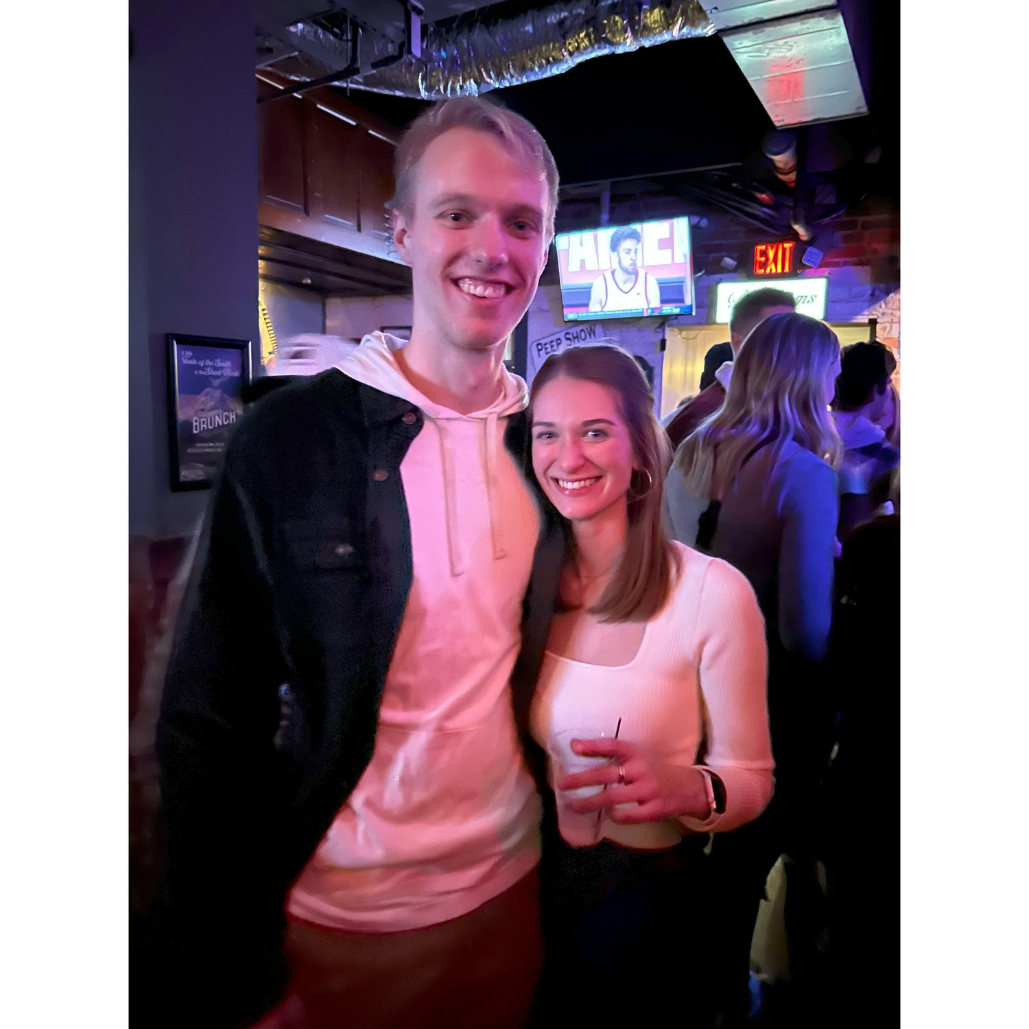 Our first pic together at an Infoverity happy hour