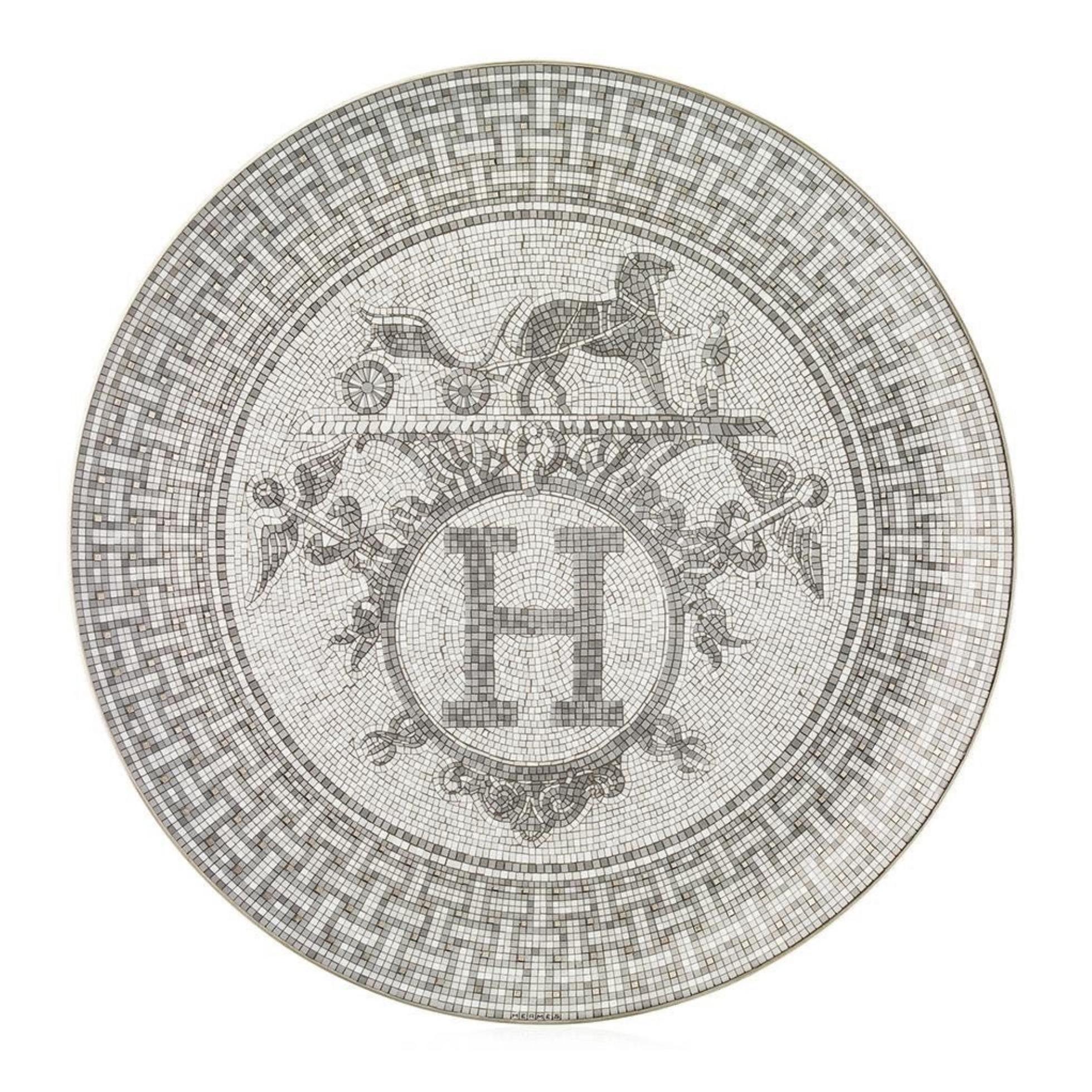 Mosaique Au 24 Platinium Tart Platter