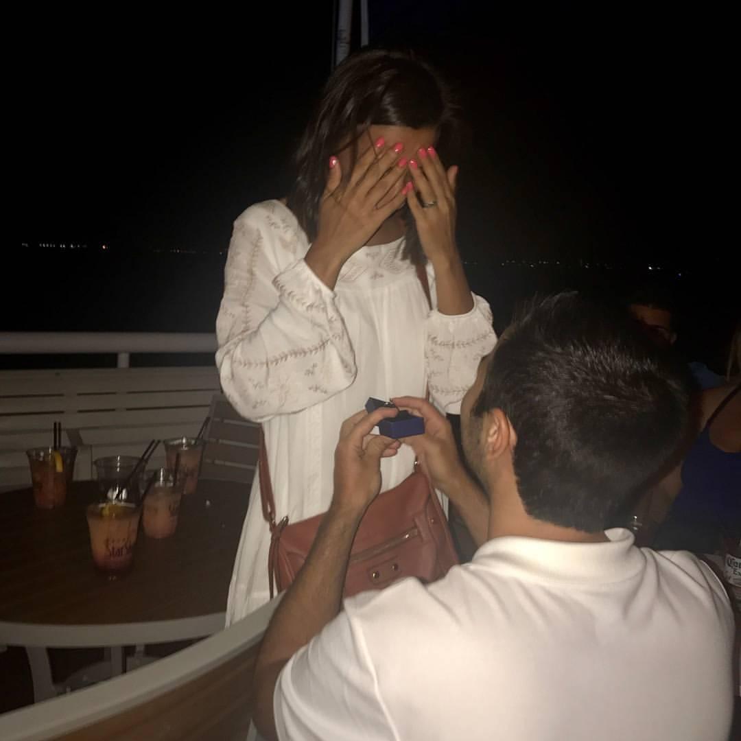 The moment he asked to spend the rest of his life with me!