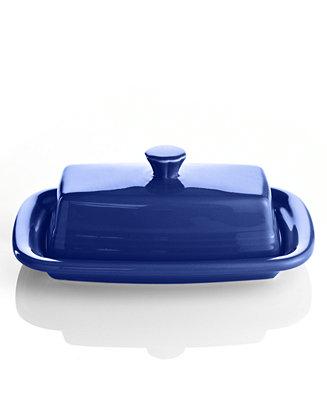 Fiesta Cobalt XL Covered Butter Dish