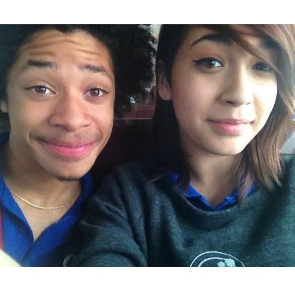 Probably one of our first pictures together lol