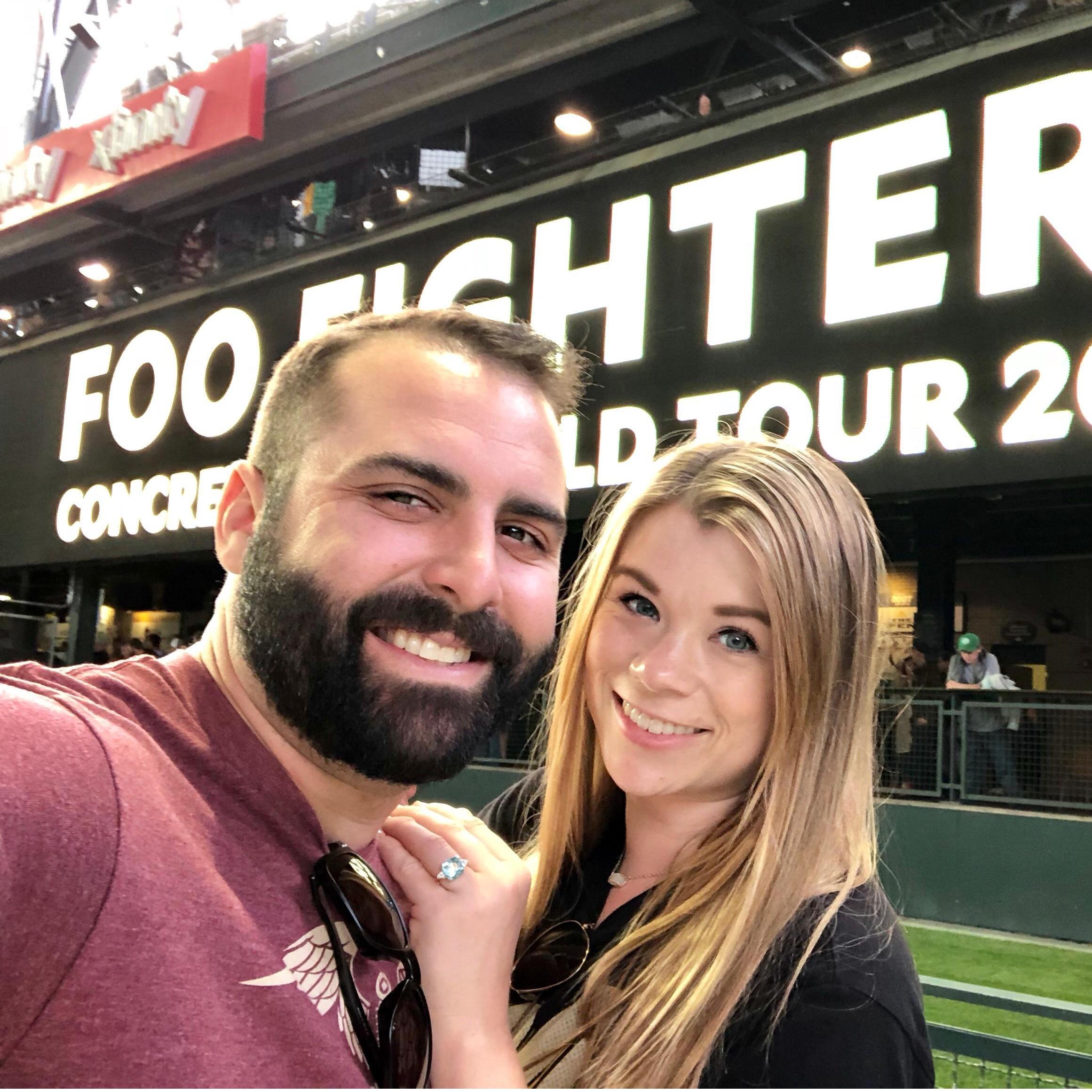 Foo Fighter's concert at SafeCo Field in Seattle, September 2018