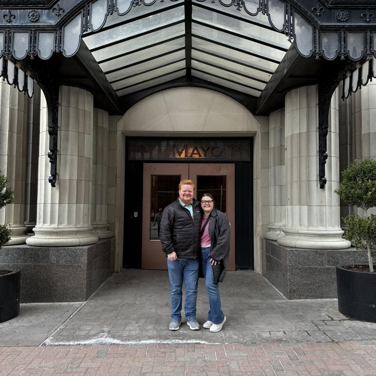 March 2025 - Hannah making Chris look at wedding venues ;)