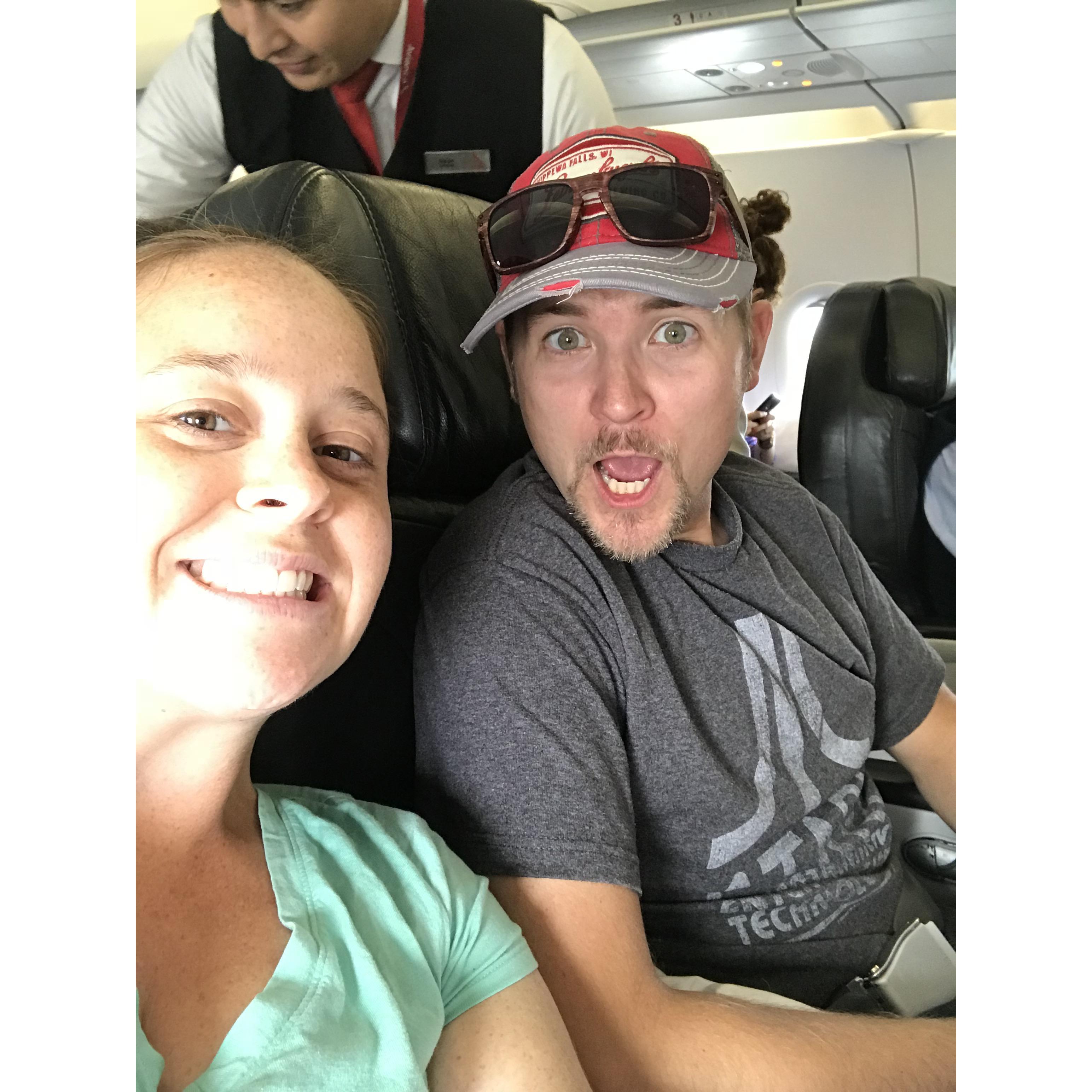 Airplane Selfies!