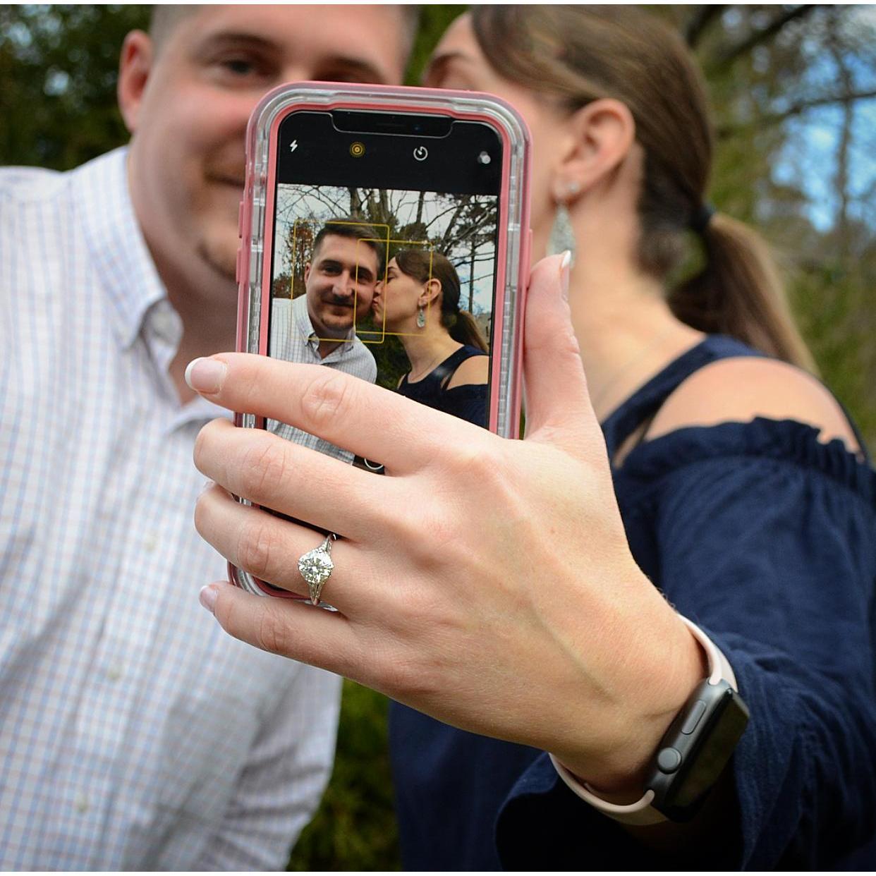 Our engagement announcement photo was fun to shoot!