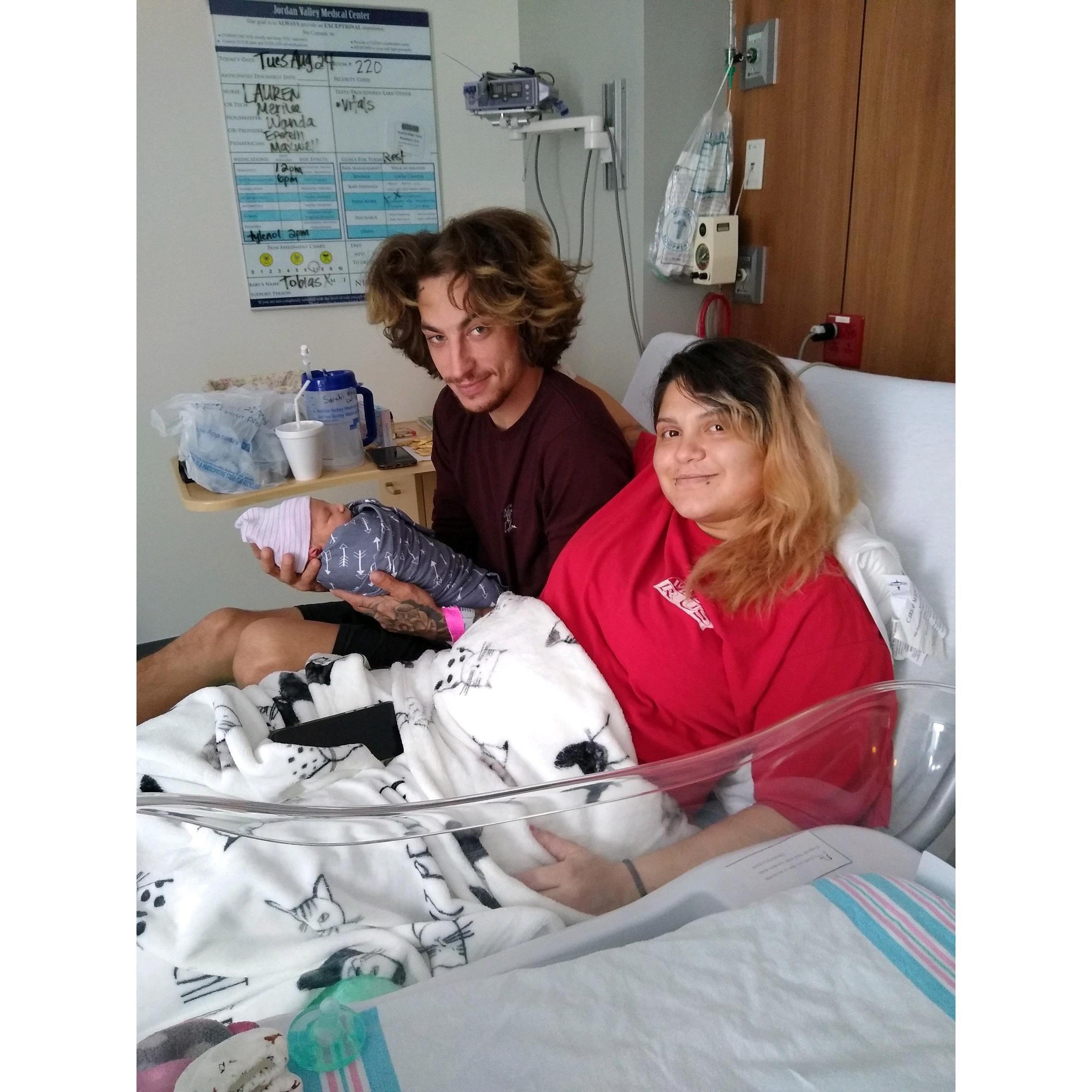 The happiest day of our lives: Meeting our precious baby boy.