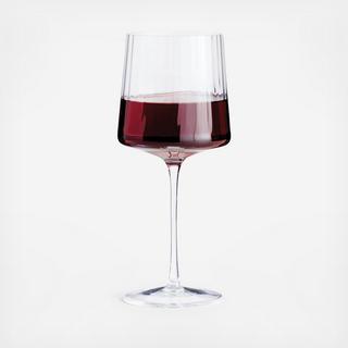 Ezra Optic Red Wine Glass, Set of 4