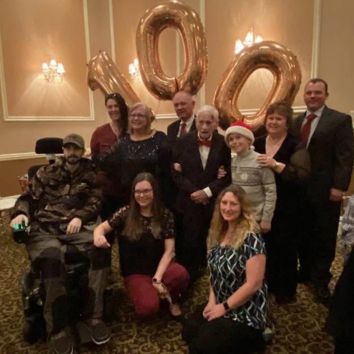 grandpa skips 100th birthday bash.