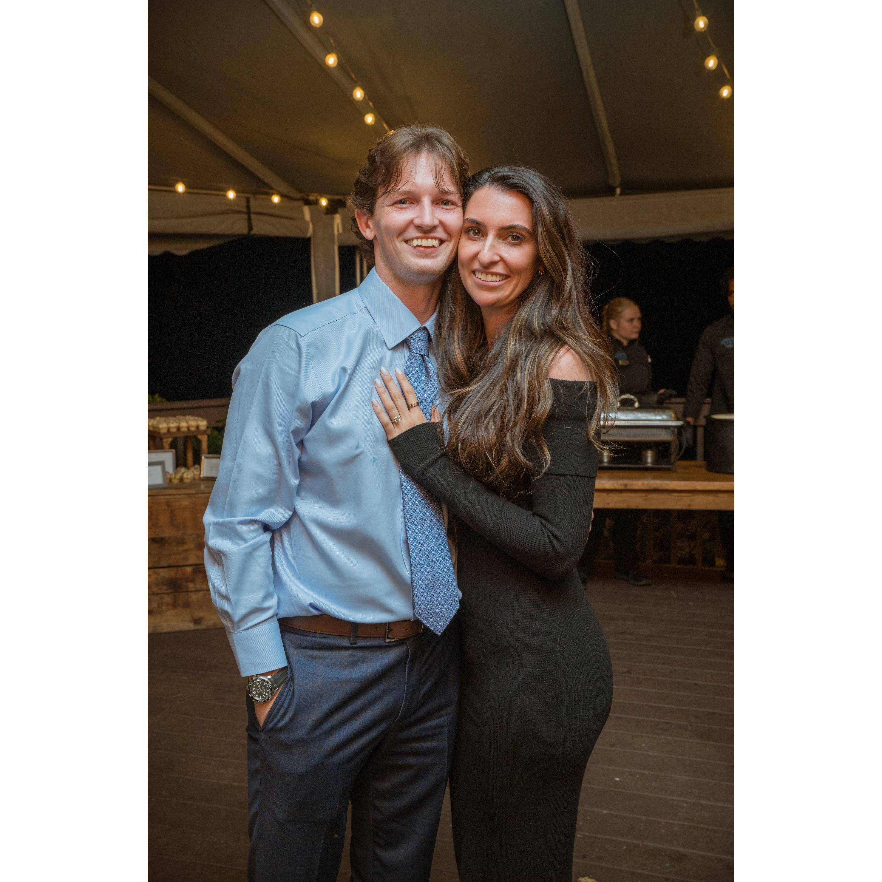 About 5 hours after Taylor said yes!