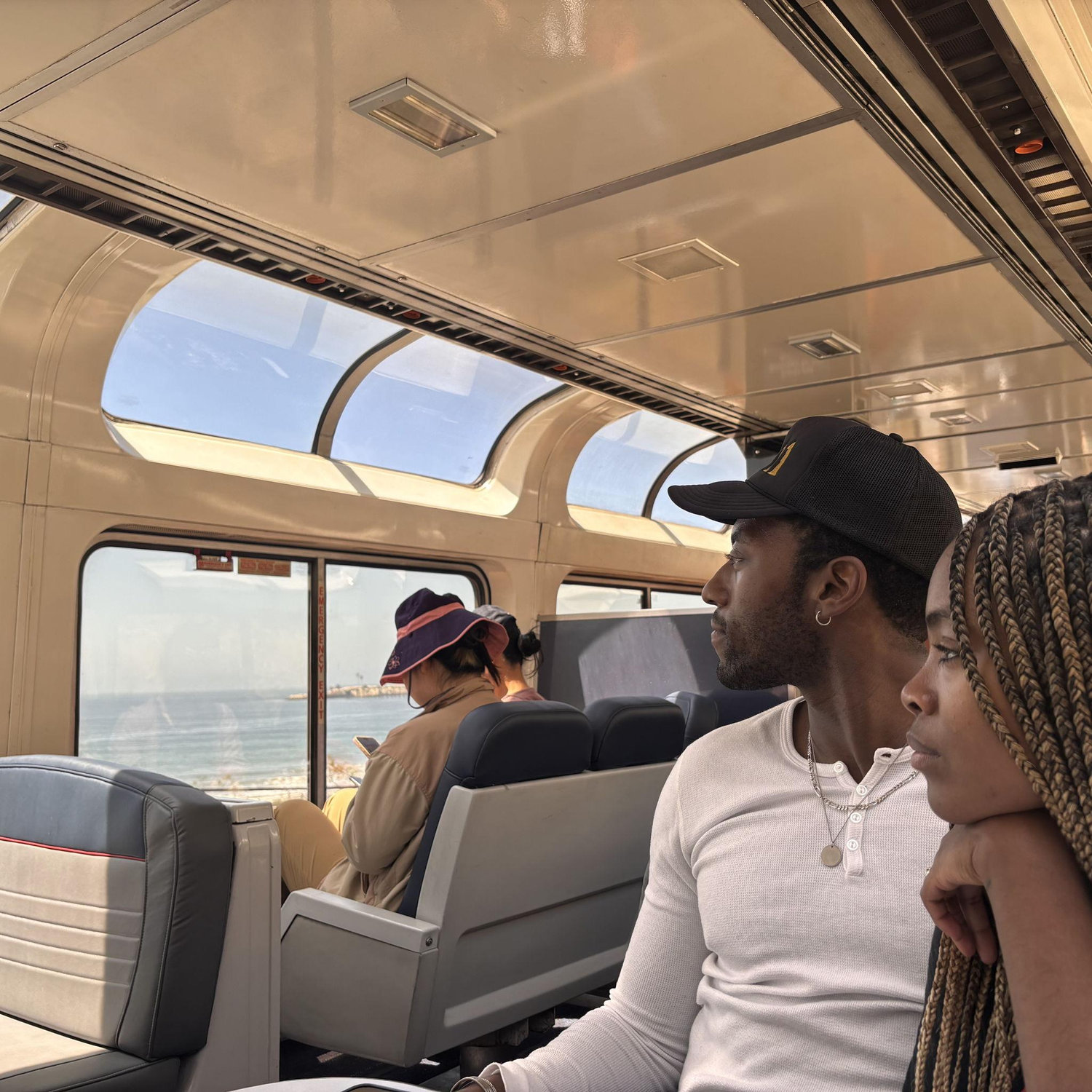 Riding the Amtrak up the Pacific Coast from LA to San Francisco