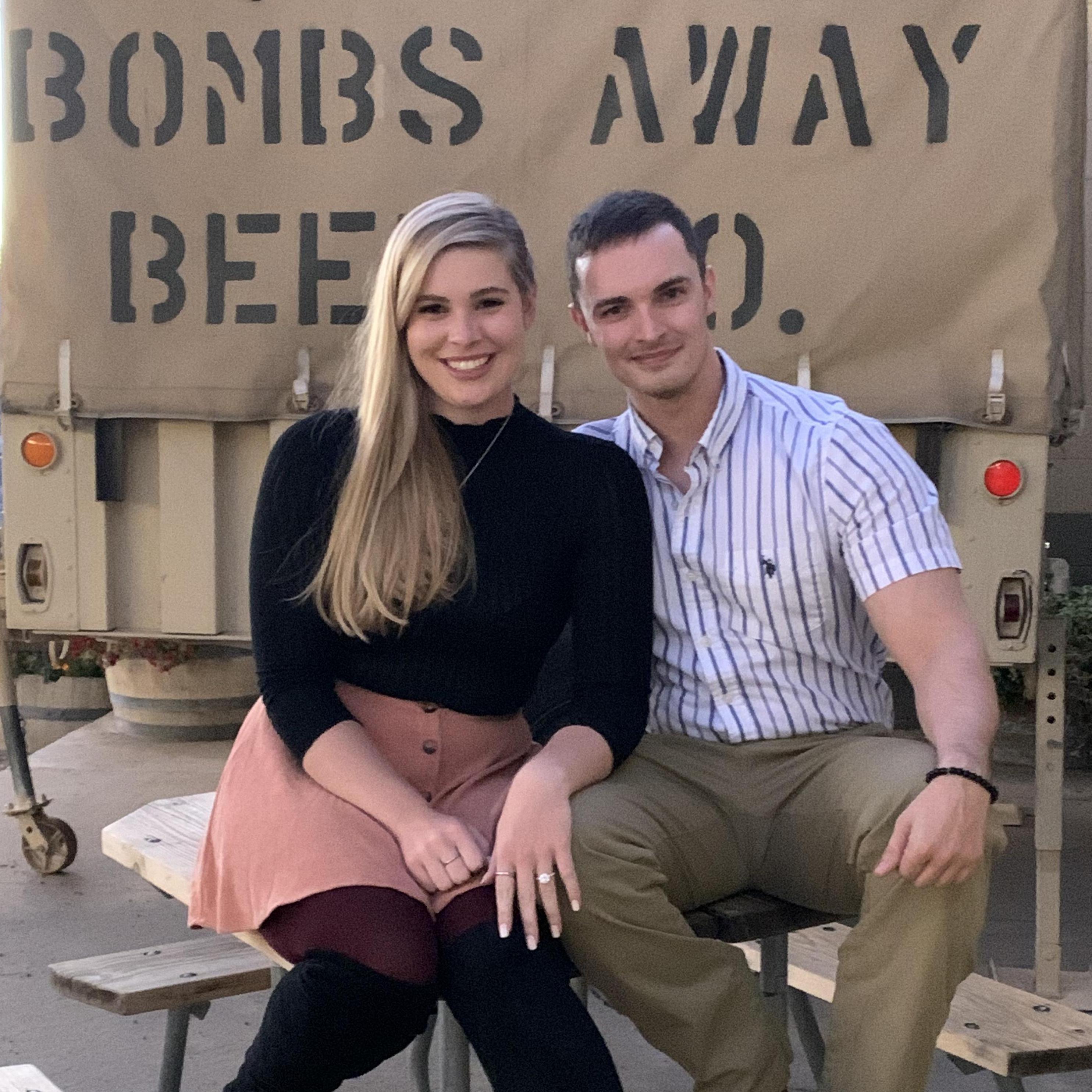 The night of our engagement