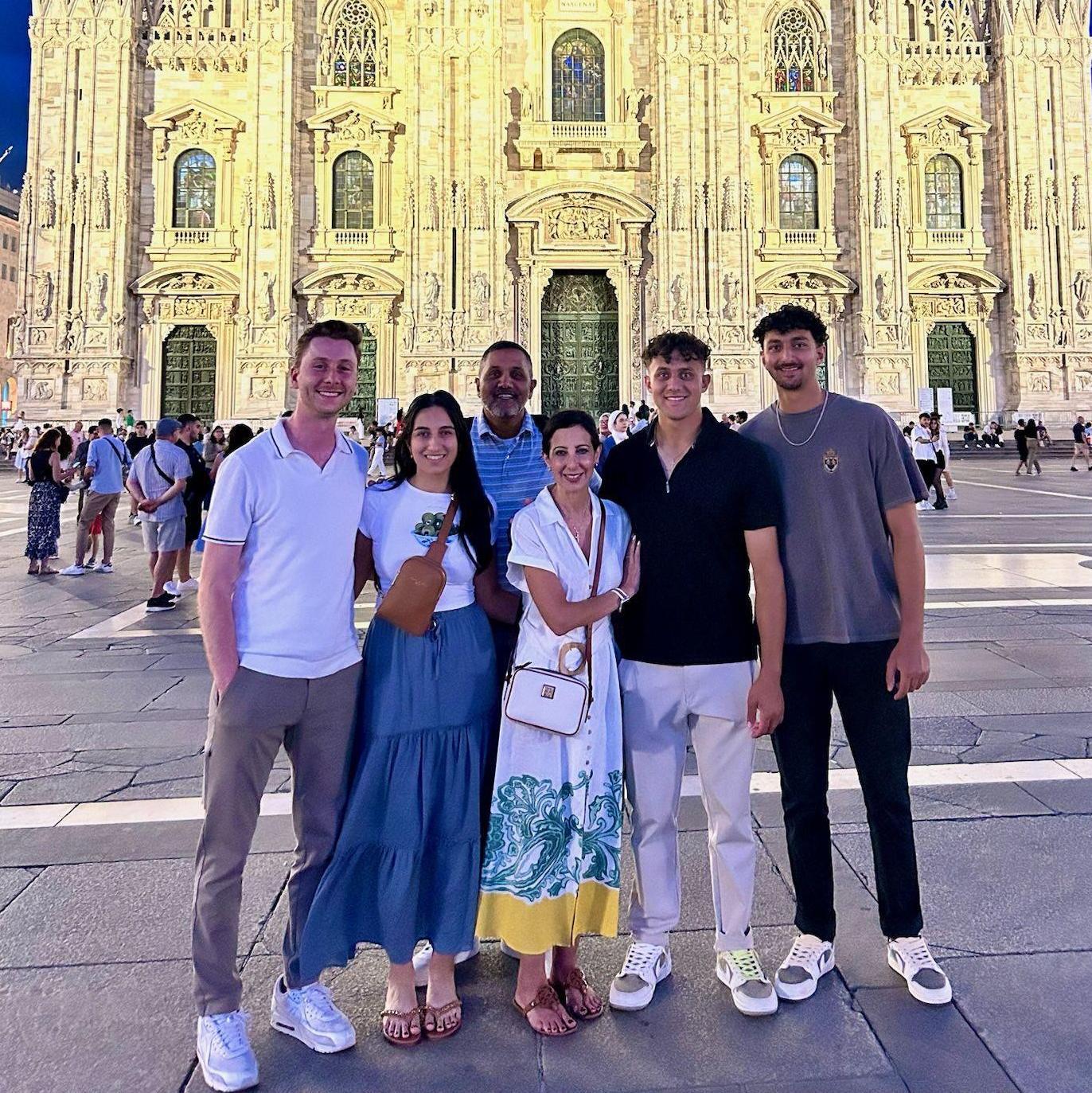 Family Trip to Milan! We got to see the Duomo (ask us about the marble)