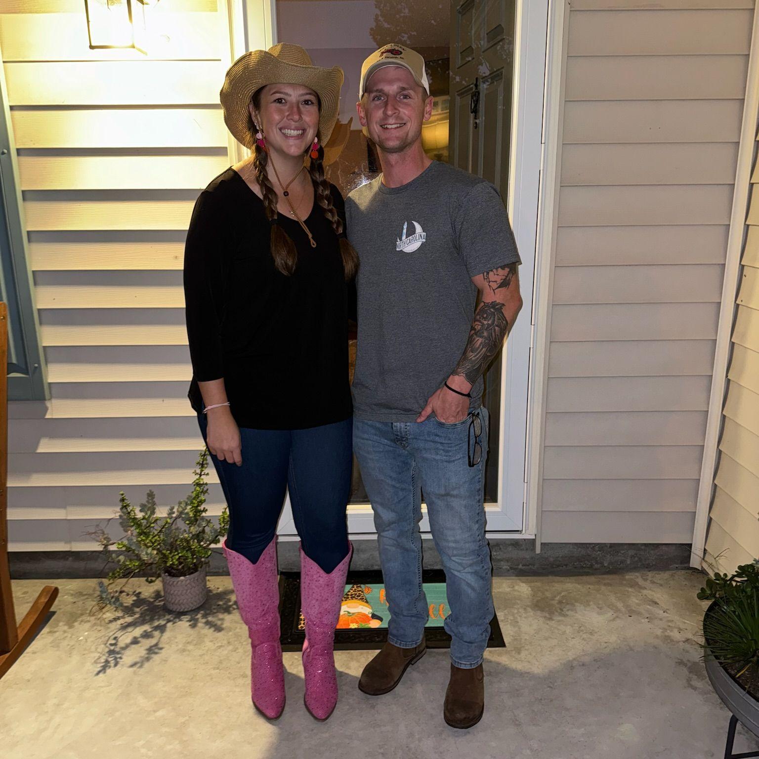 All dressed up for a country concert at Live Oak Pavilion in Downtown Wilmington!