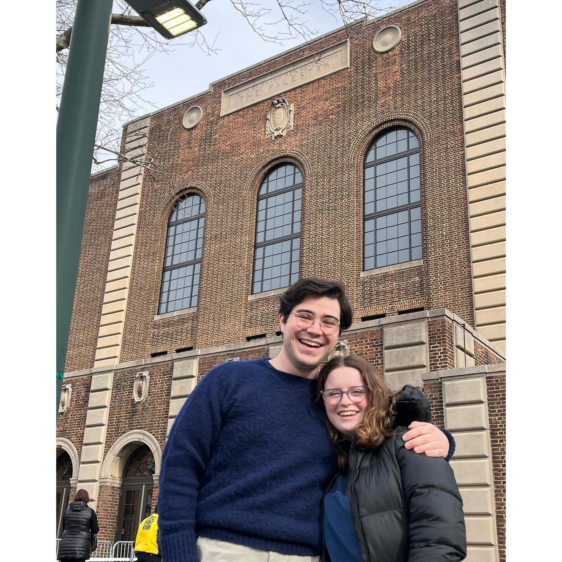 Celebrating David's 25th birthday in Philadelphia!