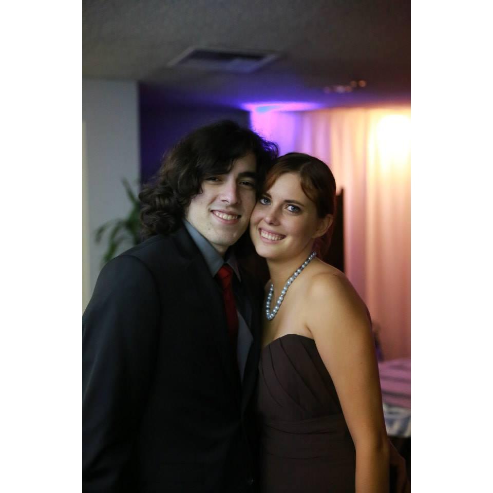 At Dana and Tom's wedding!