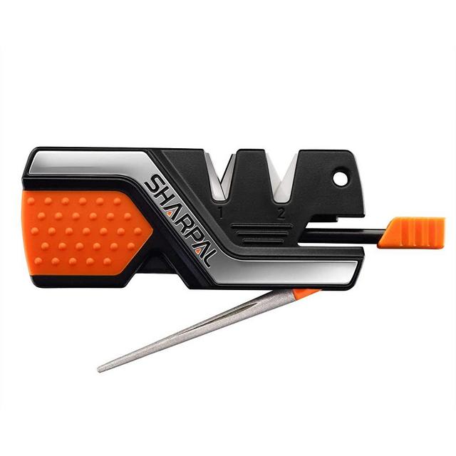 Sharpal 101N 6-In-1 Pocket Knife Sharpener & Survival Tool, with Fire Starter & Whistle