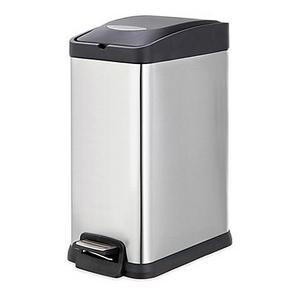 SALT™ Stainless Steel Rectangular 15-Liter Pedal Trash Bin