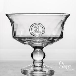Compote - Hand Stamped Initial