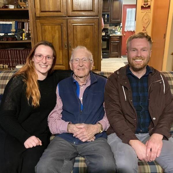 Kat, Grandpa Ken Ervin, Dustin