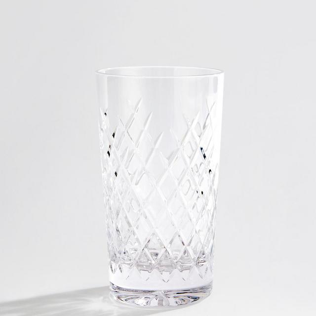 Barwell Cut Crystal Highball Glass, Set of Four