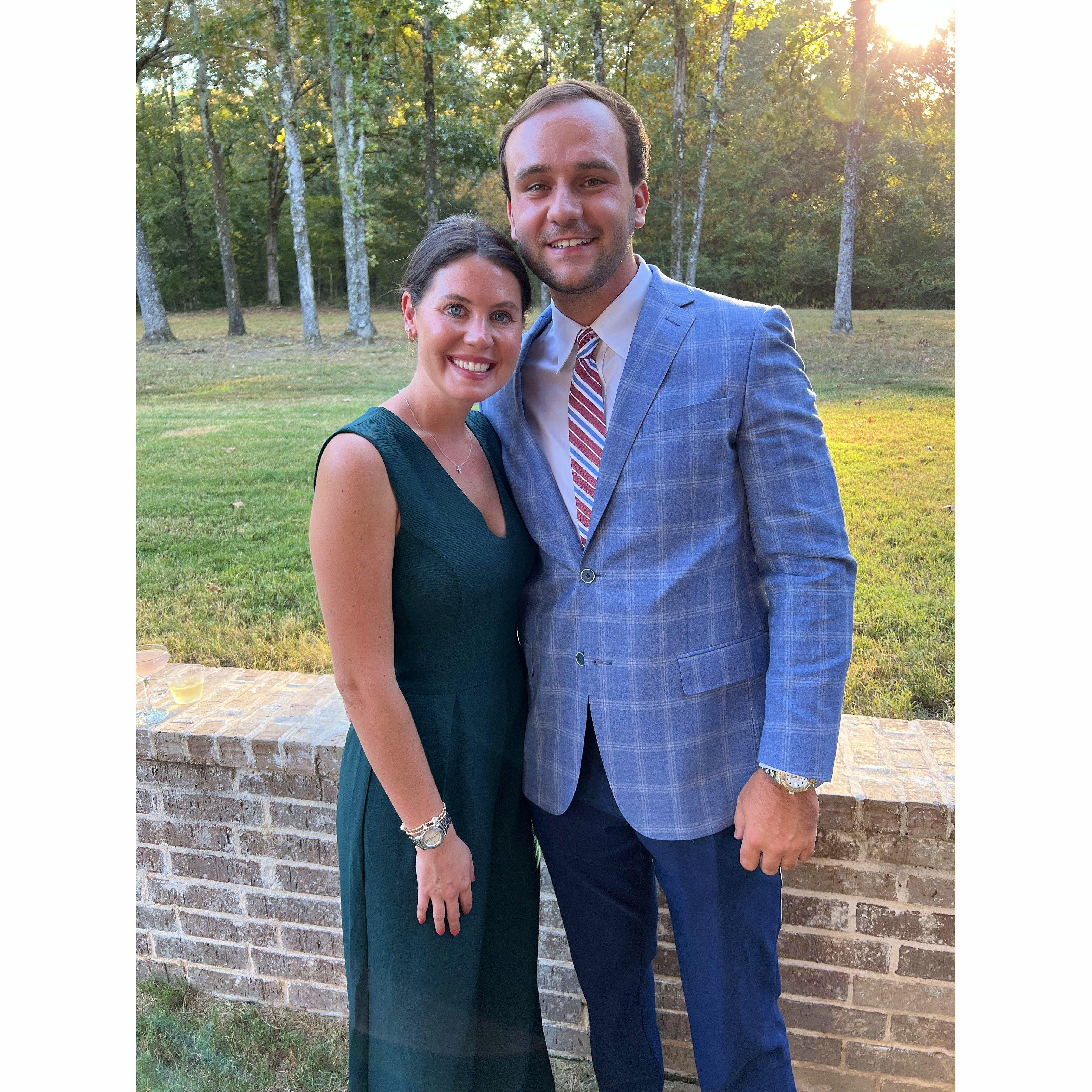 We've been to lots of weddings together!