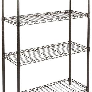 AmazonBasics 4-Shelf Shelving Unit - Black