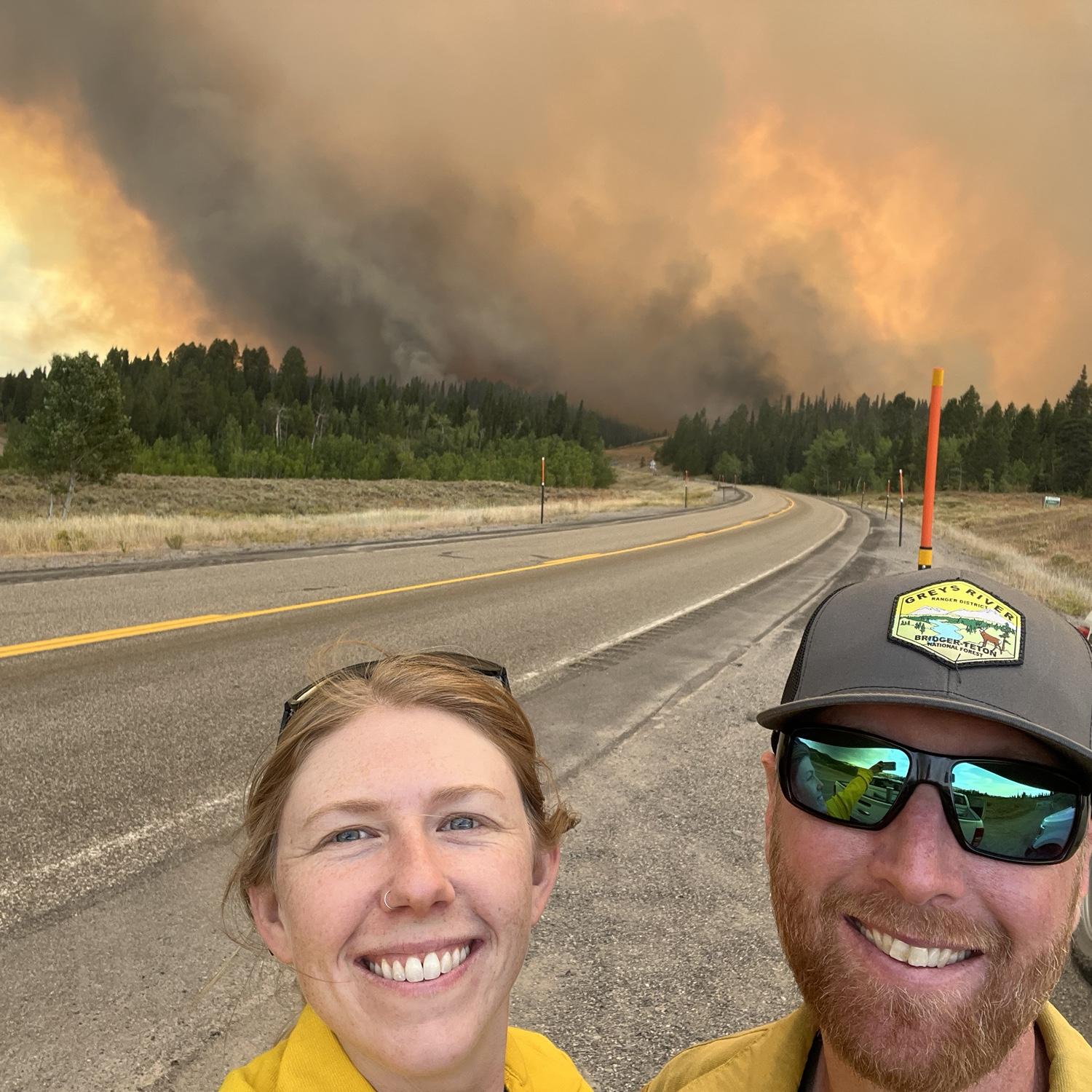 Working together on the Willow Creek Fire, right here on our own district of the Bridger-Teton.