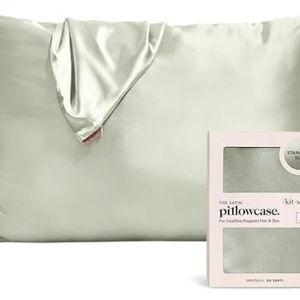 Sage Kitsch Satin Pillowcase