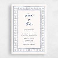 Beige Wedding Invitation - Martinique Portrait