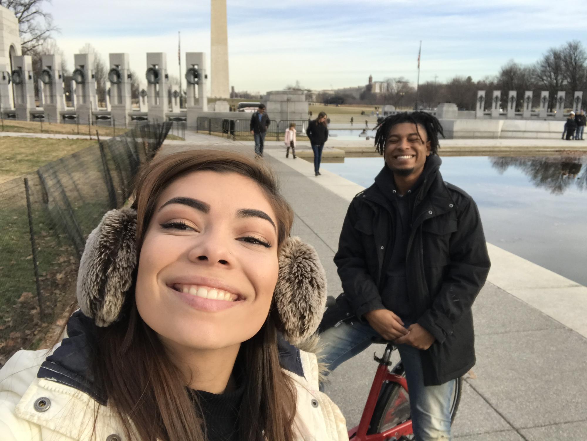 Tyler and CJ's first time in DC.